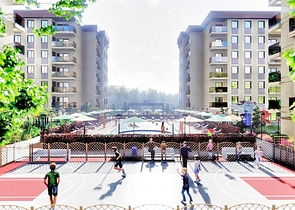 شقق 1 + 1 ، 2 + 1 ، 3 + 1 في منطقة كيبيز - أنطاليا