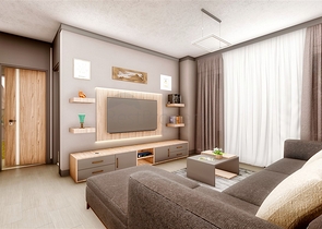 شقق 1 + 1 ، 2 + 1 ، 3 + 1 في منطقة كيبيز - أنطاليا