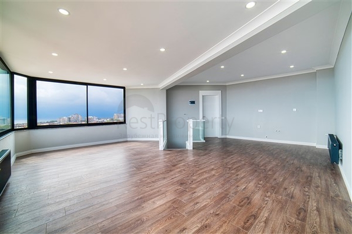 شقة بإطلالة رائعة على البحر في منطقة تشاغلايان الصغيرة - أنطاليا