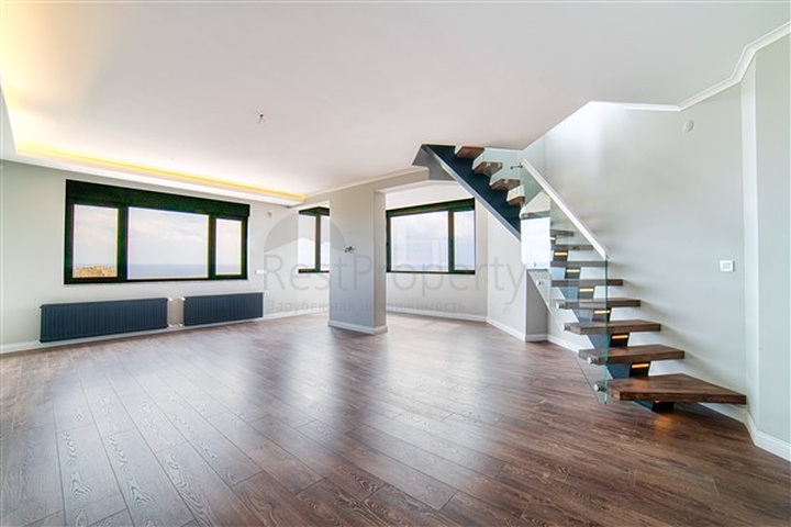 شقة بإطلالة رائعة على البحر في منطقة تشاغلايان الصغيرة - أنطاليا