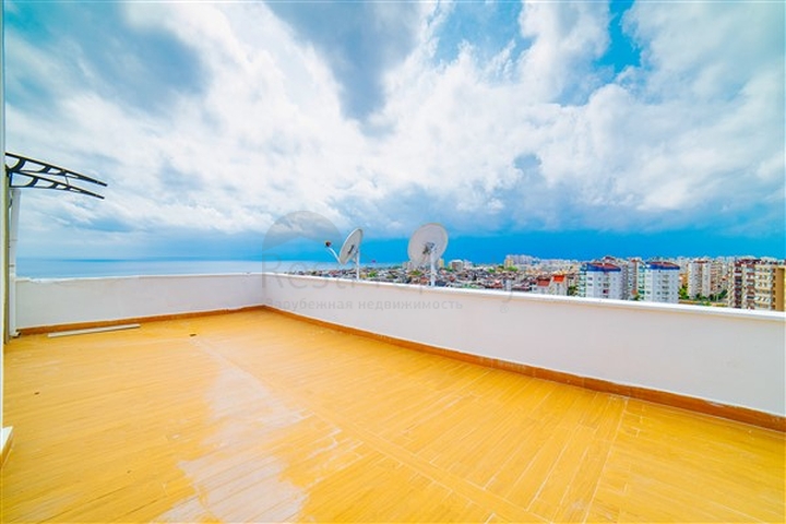 شقة بإطلالة رائعة على البحر في منطقة تشاغلايان الصغيرة - أنطاليا