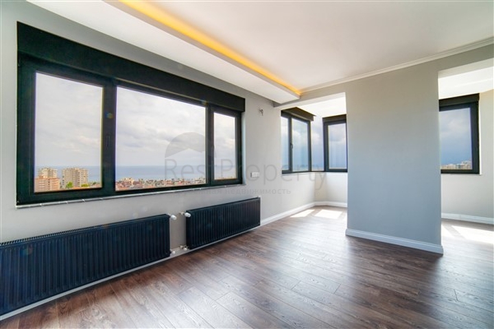 شقة بإطلالة رائعة على البحر في منطقة تشاغلايان الصغيرة - أنطاليا