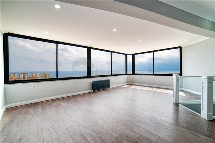 شقة بإطلالة رائعة على البحر في منطقة تشاغلايان الصغيرة - أنطاليا