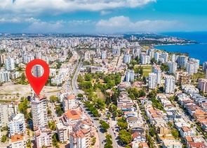 شقة بإطلالة رائعة على البحر في منطقة تشاغلايان الصغيرة - أنطاليا