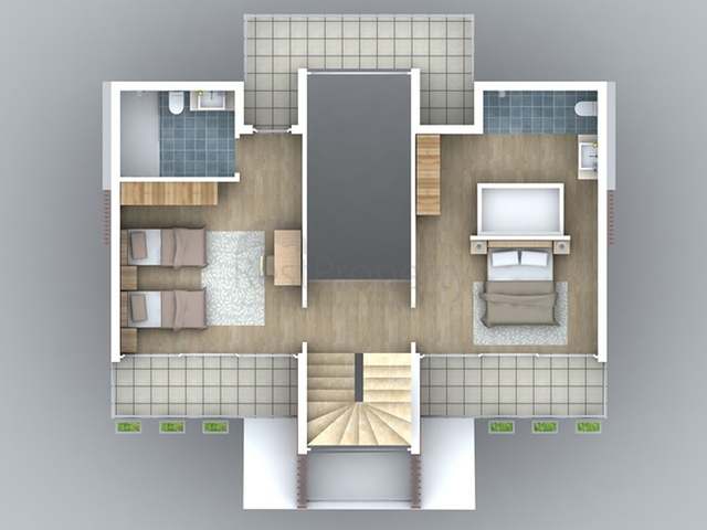 فلل للبيع في فتحية -تصميم 4 غرف وصالة 