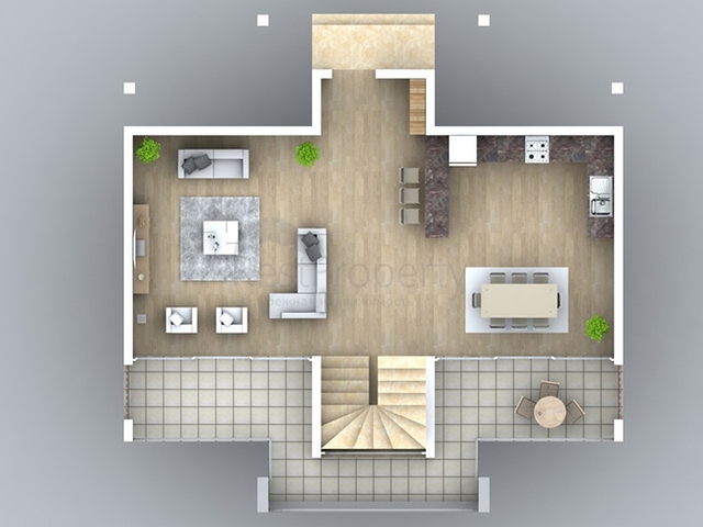 فلل للبيع في فتحية -تصميم 4 غرف وصالة 