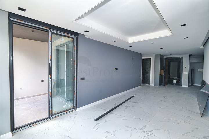 شقق واسعة 2 + 1 ، 3 + 1 ، 4 + 1 في مشروع استثماري في ساريسو أنطاليا