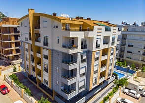 شقة 1 + 1 في منطقة هورما - أنطاليا