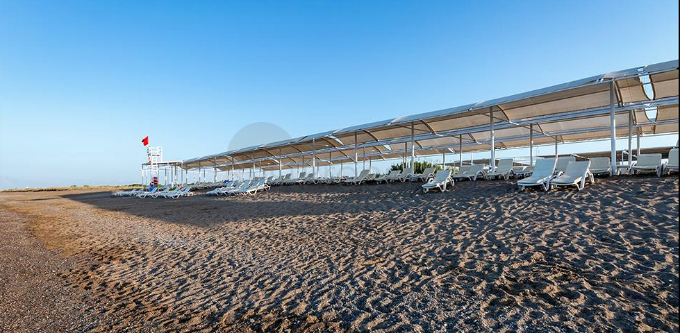 فيلا 3 + 1 مع أثاث في مجمع فندقي في بيليك أنطاليا