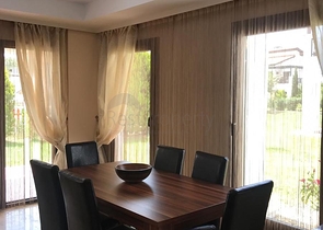 فيلا 3 + 1 مع أثاث في مجمع فندقي في بيليك أنطاليا