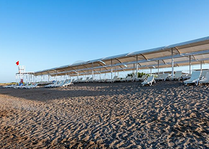 فيلا 3 + 1 مع أثاث في مجمع فندقي في بيليك أنطاليا