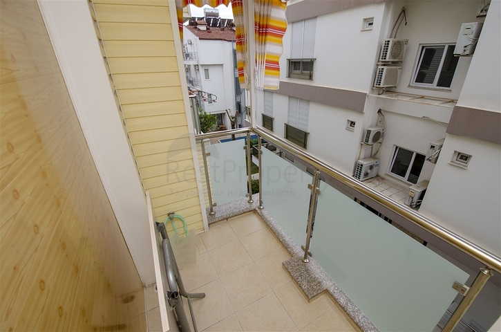 بنتهاوس 3 + 1 مفروشة 3 دقائق سيرا على الأقدام إلى البحر في أنطاليا