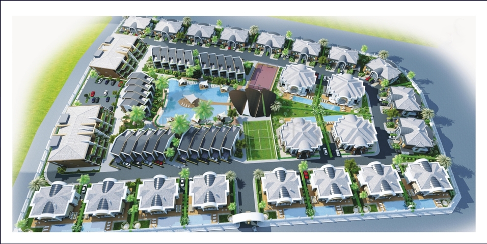 مجمع راقى من الفلل في دوشمالتي أنطاليا