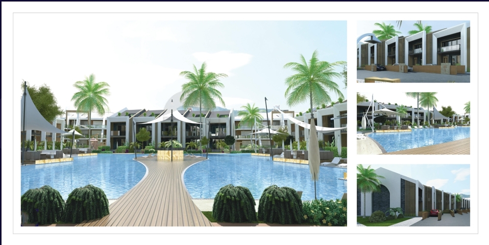 مجمع راقى من الفلل في دوشمالتي أنطاليا