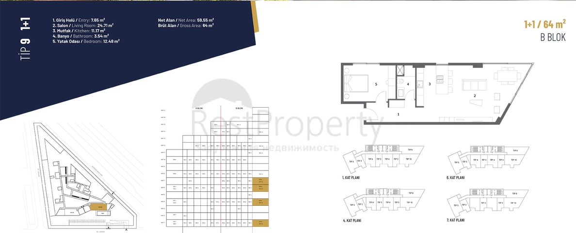 مجمع سكني فاخر في أنطاليا