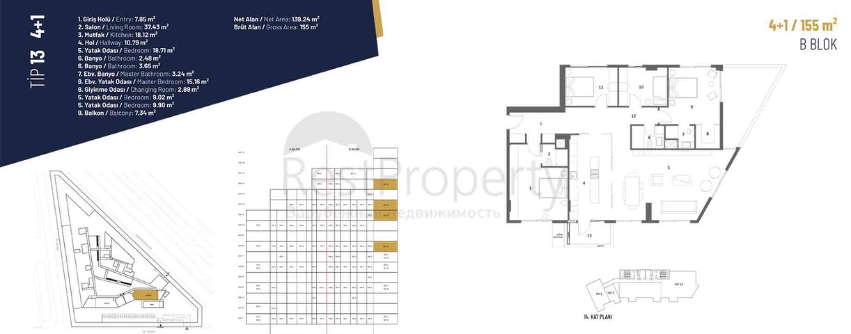 مجمع سكني فاخر في أنطاليا