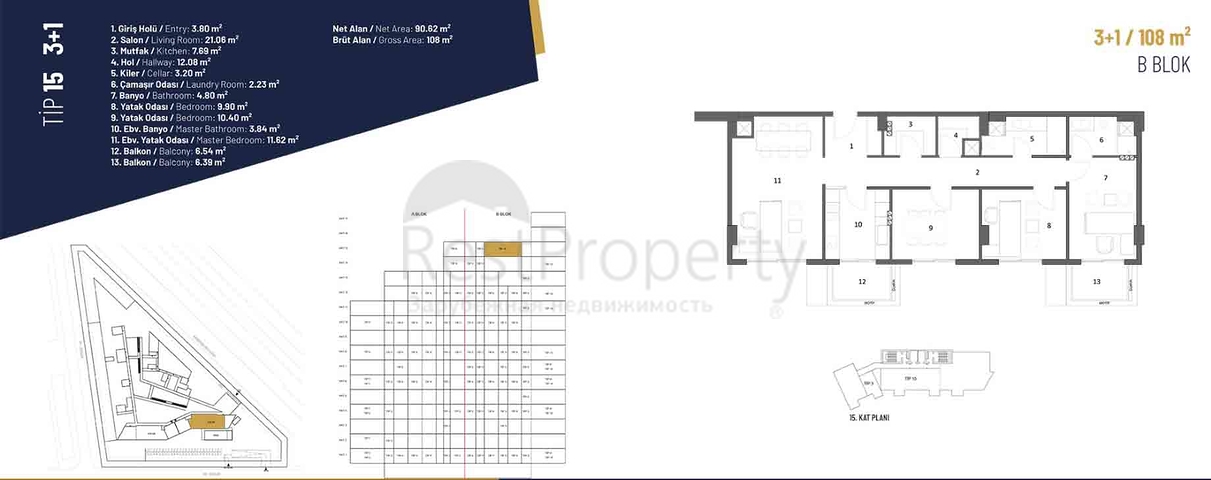 مجمع سكني فاخر في أنطاليا