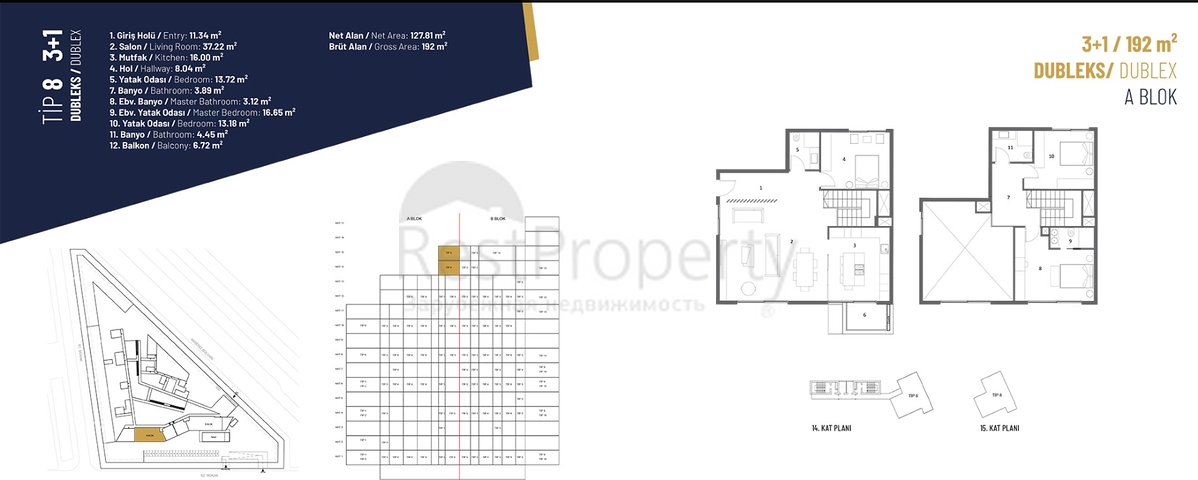 مجمع سكني فاخر في أنطاليا