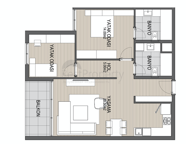 مشروع كبير في أنطاليا بأقساط بدون فوائد لمدة 24 شهرًا