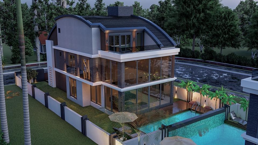 مجمع سكني حصري للفلل في منطقة غوزيل اوبا (لارا)