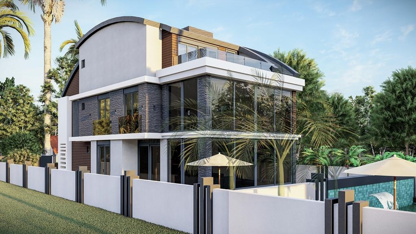 مجمع سكني حصري للفلل في منطقة غوزيل اوبا (لارا)