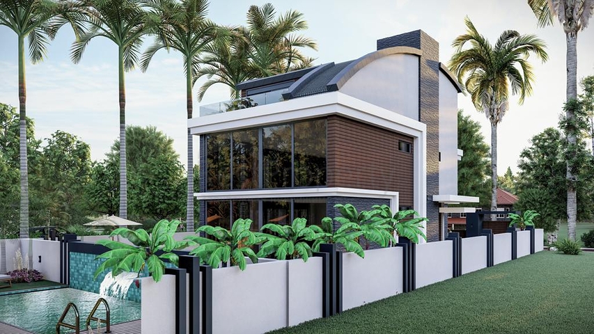 مجمع سكني حصري للفلل في منطقة غوزيل اوبا (لارا)