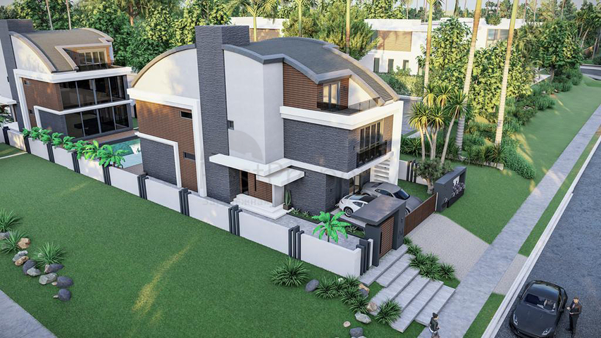 مجمع سكني حصري للفلل في منطقة غوزيل اوبا (لارا)