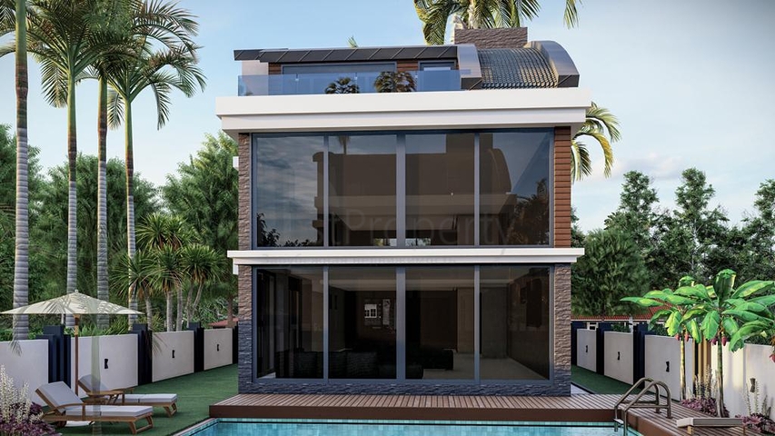 مجمع سكني حصري للفلل في منطقة غوزيل اوبا (لارا)