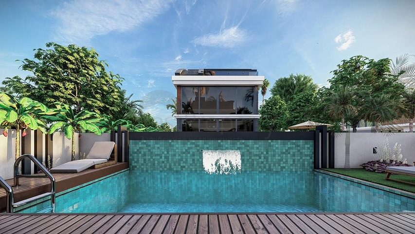 مجمع سكني حصري للفلل في منطقة غوزيل اوبا (لارا)