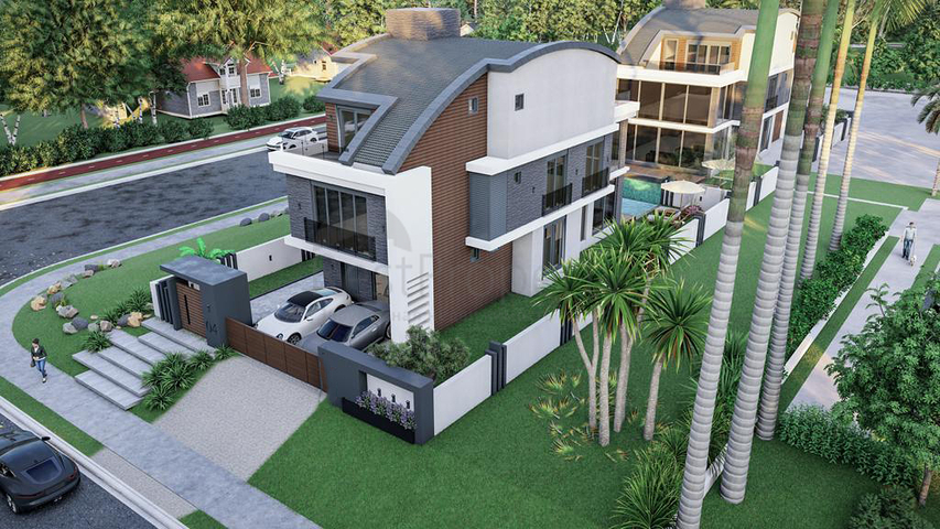 مجمع سكني حصري للفلل في منطقة غوزيل اوبا (لارا)