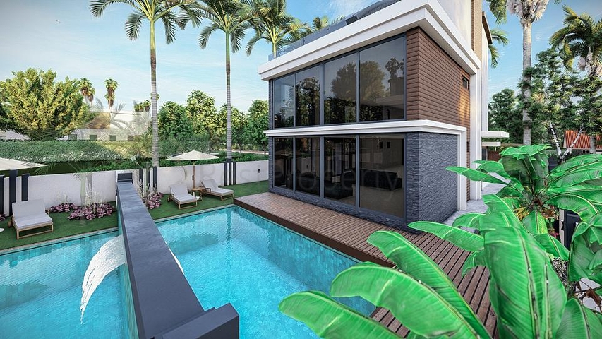 مجمع سكني حصري للفلل في منطقة غوزيل اوبا (لارا)