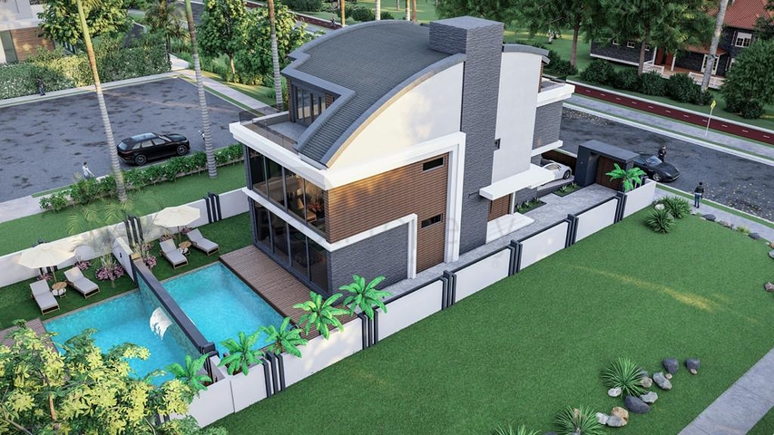 مجمع سكني حصري للفلل في منطقة غوزيل اوبا (لارا)