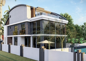 مجمع سكني حصري للفلل في منطقة غوزيل اوبا (لارا)