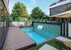 مجمع سكني حصري للفلل في منطقة غوزيل اوبا (لارا)