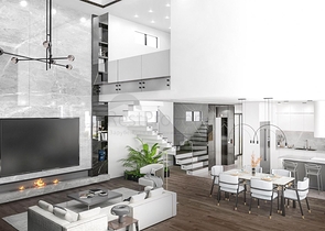 مجمع سكني حصري للفلل في منطقة غوزيل اوبا (لارا)