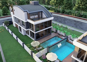 مجمع سكني حصري للفلل في منطقة غوزيل اوبا (لارا)