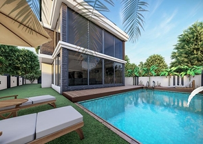 مجمع سكني حصري للفلل في منطقة غوزيل اوبا (لارا)