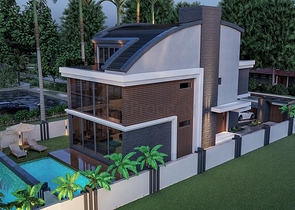 مجمع سكني حصري للفلل في منطقة غوزيل اوبا (لارا)