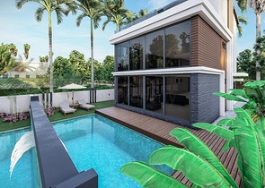 مجمع سكني حصري للفلل في منطقة غوزيل اوبا (لارا)