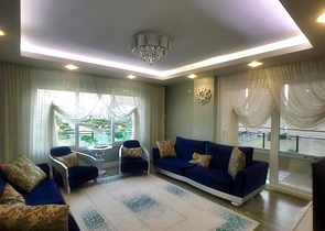 شقة فسيحة 4 + 1 مع أثاث في أنجالي كونيالتي أنطاليا