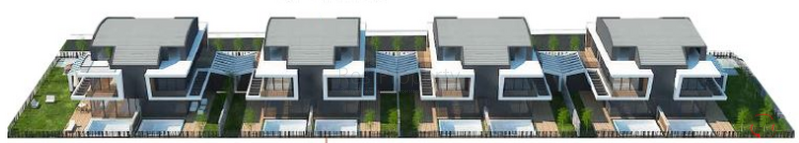 فلل تربلكس 5 + 1 في دوشيميتي أنطاليا