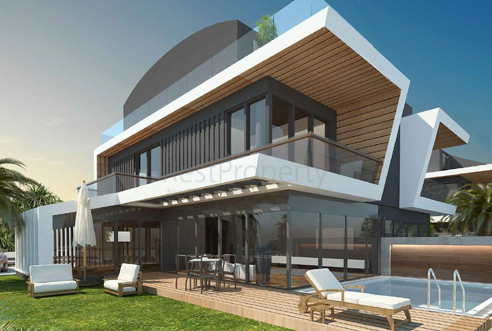 فلل تربلكس 5 + 1 في دوشيميتي أنطاليا