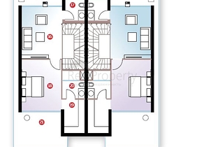 فلل تربلكس 5 + 1 في دوشيميتي أنطاليا