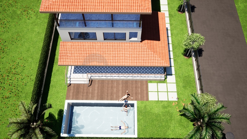 فيلا 3 + 1 قيد الإنشاء بجوار ملاعب الجولف في بيليك