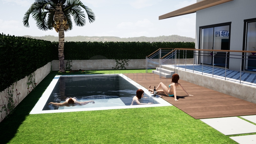 فيلا 3 + 1 قيد الإنشاء بجوار ملاعب الجولف في بيليك