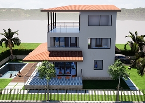 فيلا 3 + 1 قيد الإنشاء بجوار ملاعب الجولف في بيليك