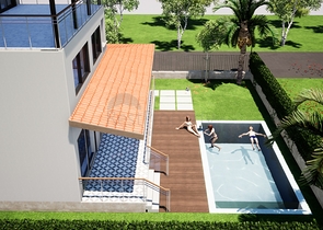 فيلا 3 + 1 قيد الإنشاء بجوار ملاعب الجولف في بيليك