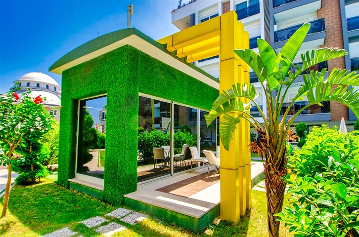 شقة 2 + 1 مع أثاث في مجمع راقي في ليمان