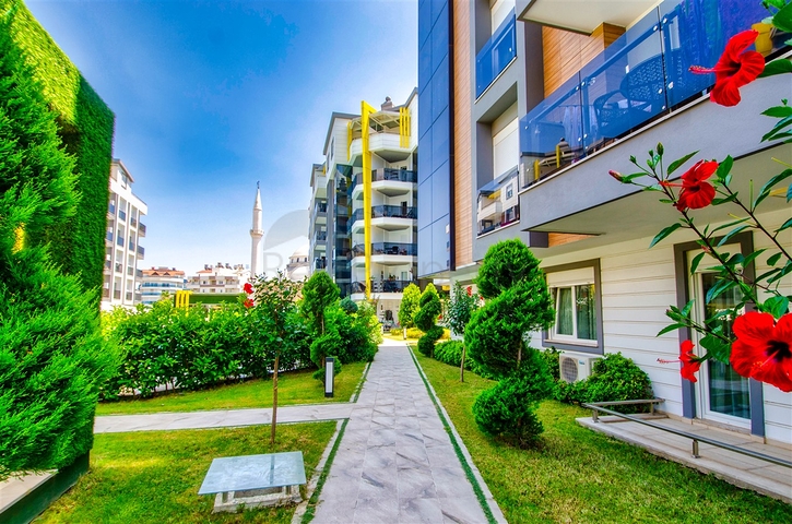 شقة 2 + 1 مع أثاث في مجمع راقي في ليمان