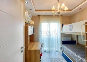 شقة 2 + 1 مع أثاث في مجمع راقي في ليمان